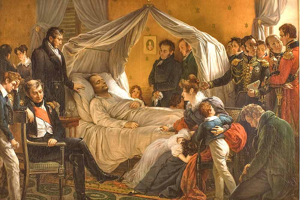 Ch. de Steuben - Napoléon sur son lit de mort 